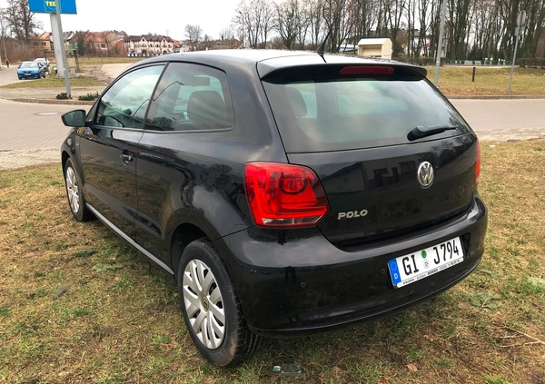Volkswagen Polo cena 18500 przebieg: 93560, rok produkcji 2012 z Wieruszów małe 529